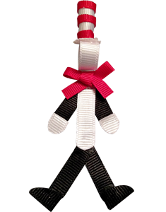 Cat in the Hat sculpted bow