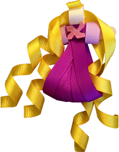 Rapunzel hair bow